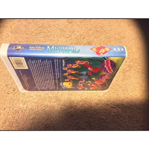 The Little Mermaid Rare Disney's Black Diamond VHS - Picture 4 of 10